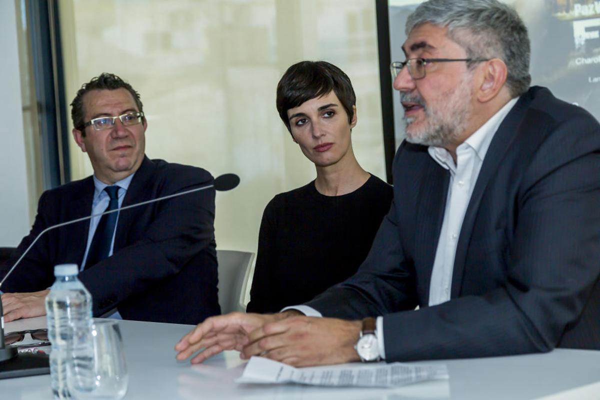 Presentación de la serie de TVE «Fugitiva» en Benidorm con Paz Vega
