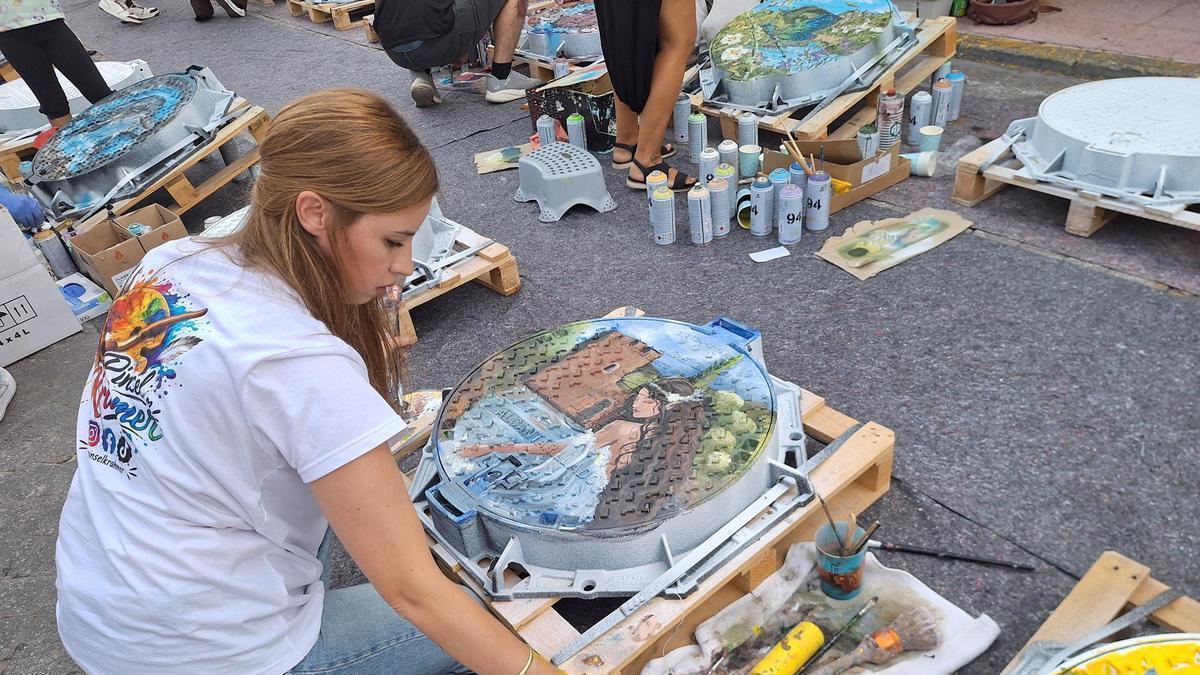 II Concurso de Arte Urbano de Pintura de Alcantarillas en Benahavís