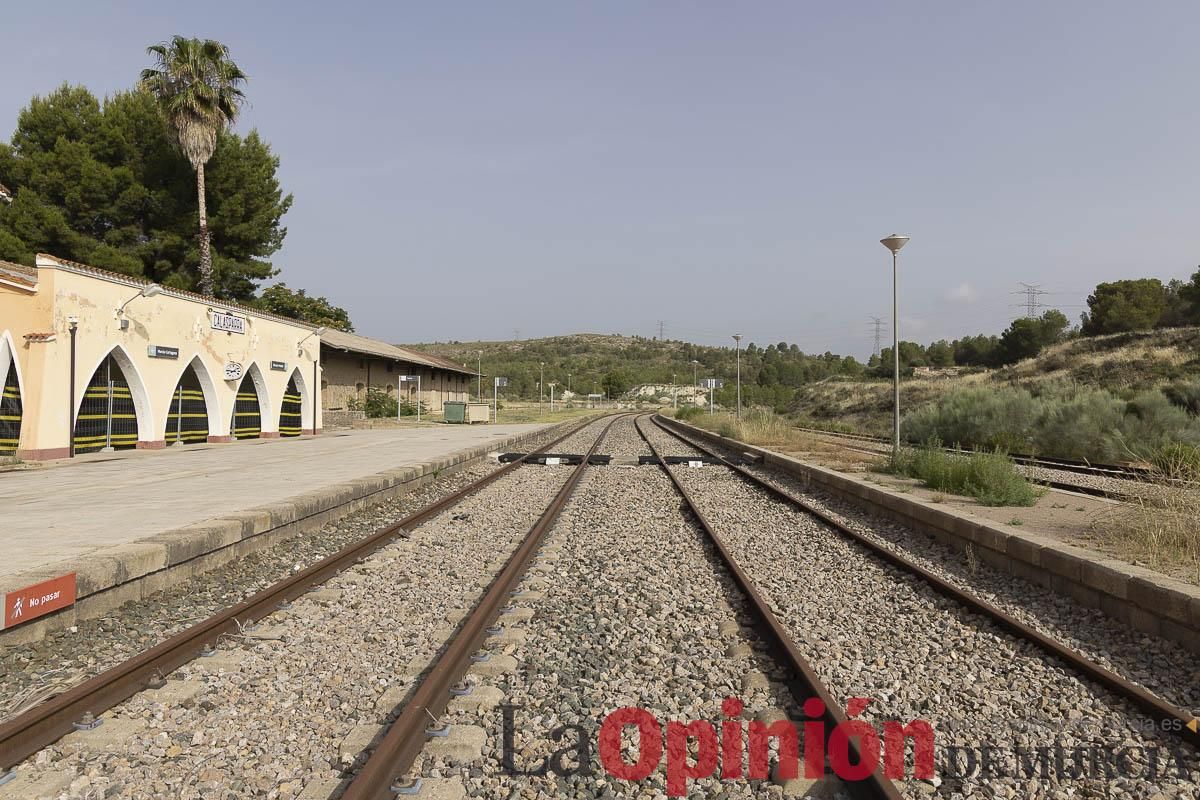 Así ha sido la marcha convocada por la Asociación Plaza Nueva en defensa de la Estación de tren de Calasparra