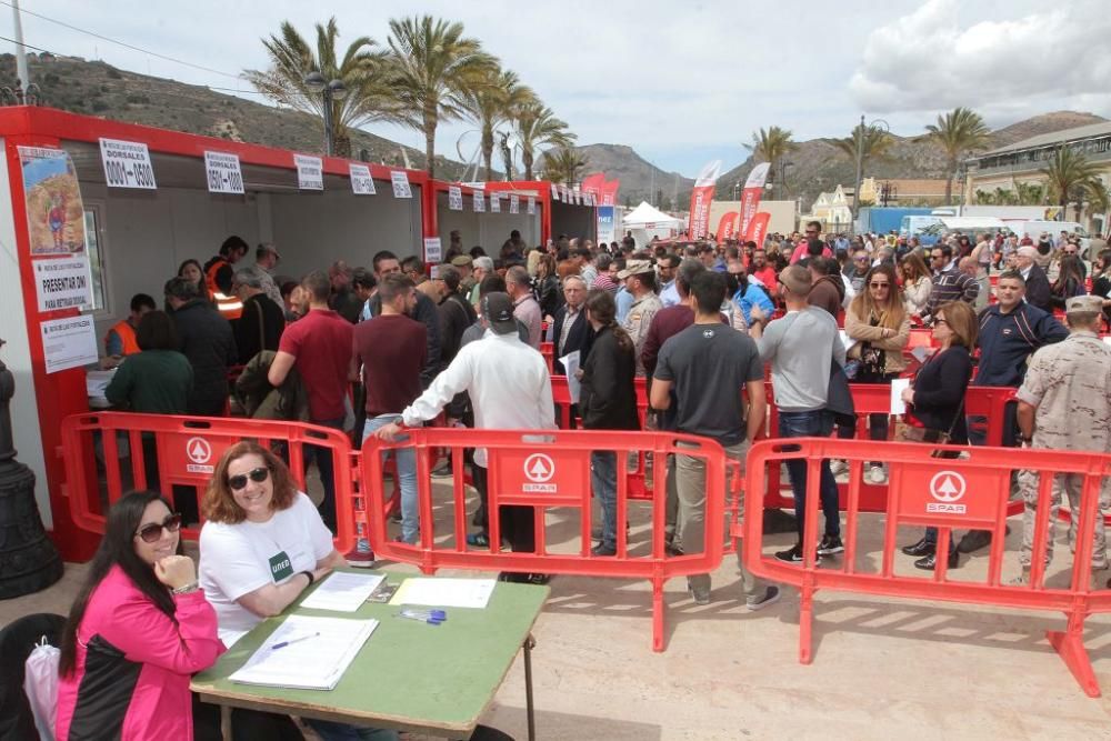 Entrega de dorsales para la Ruta de las Fortalezas de Cartagena