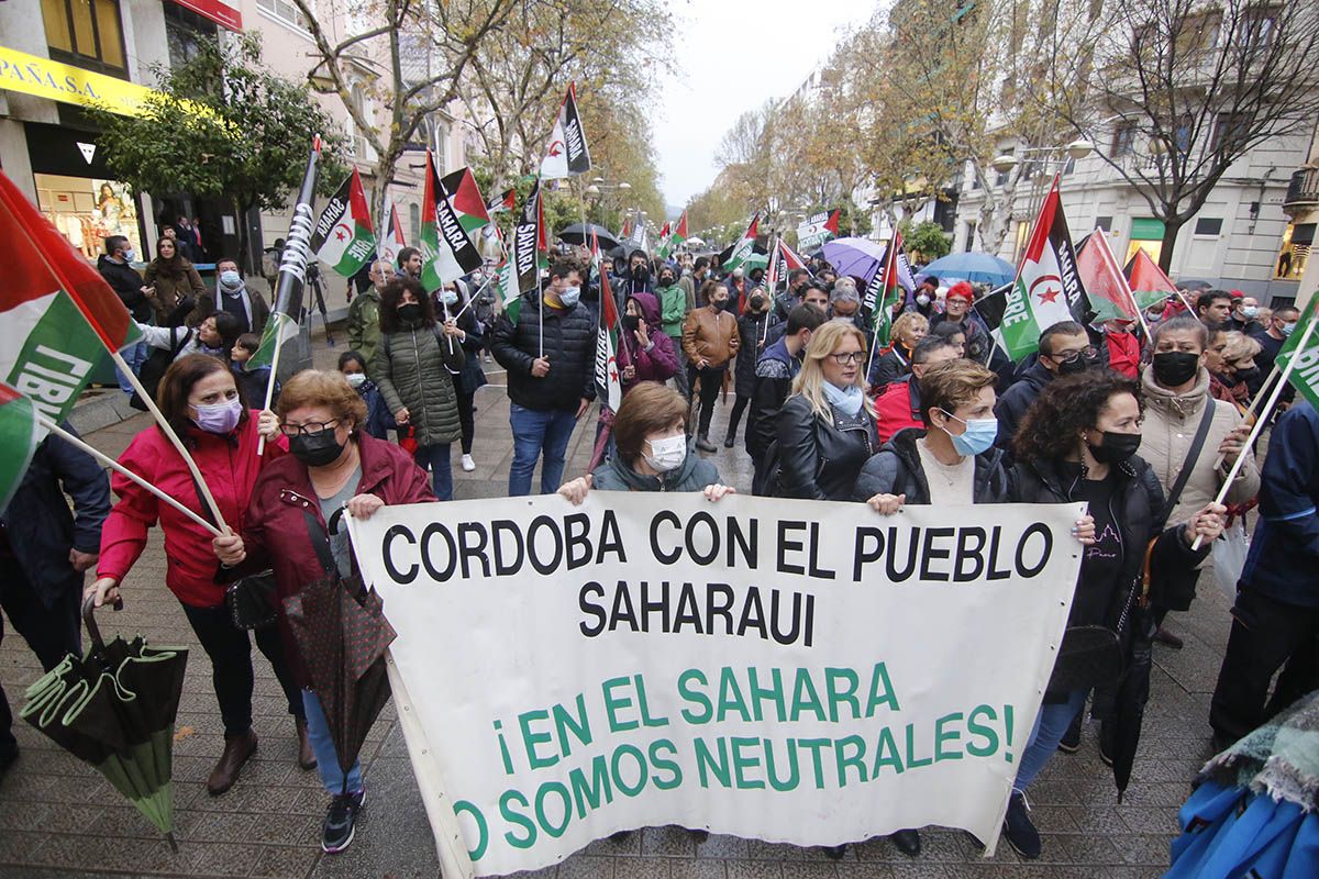 Concentración en apoyo del Pueblo Saharaui en Córdoba