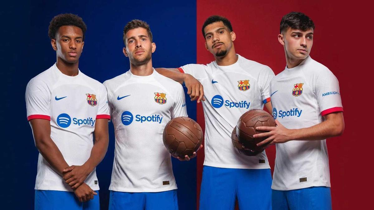 La segona equipació del FC Barcelona de la temporada 2023-2024