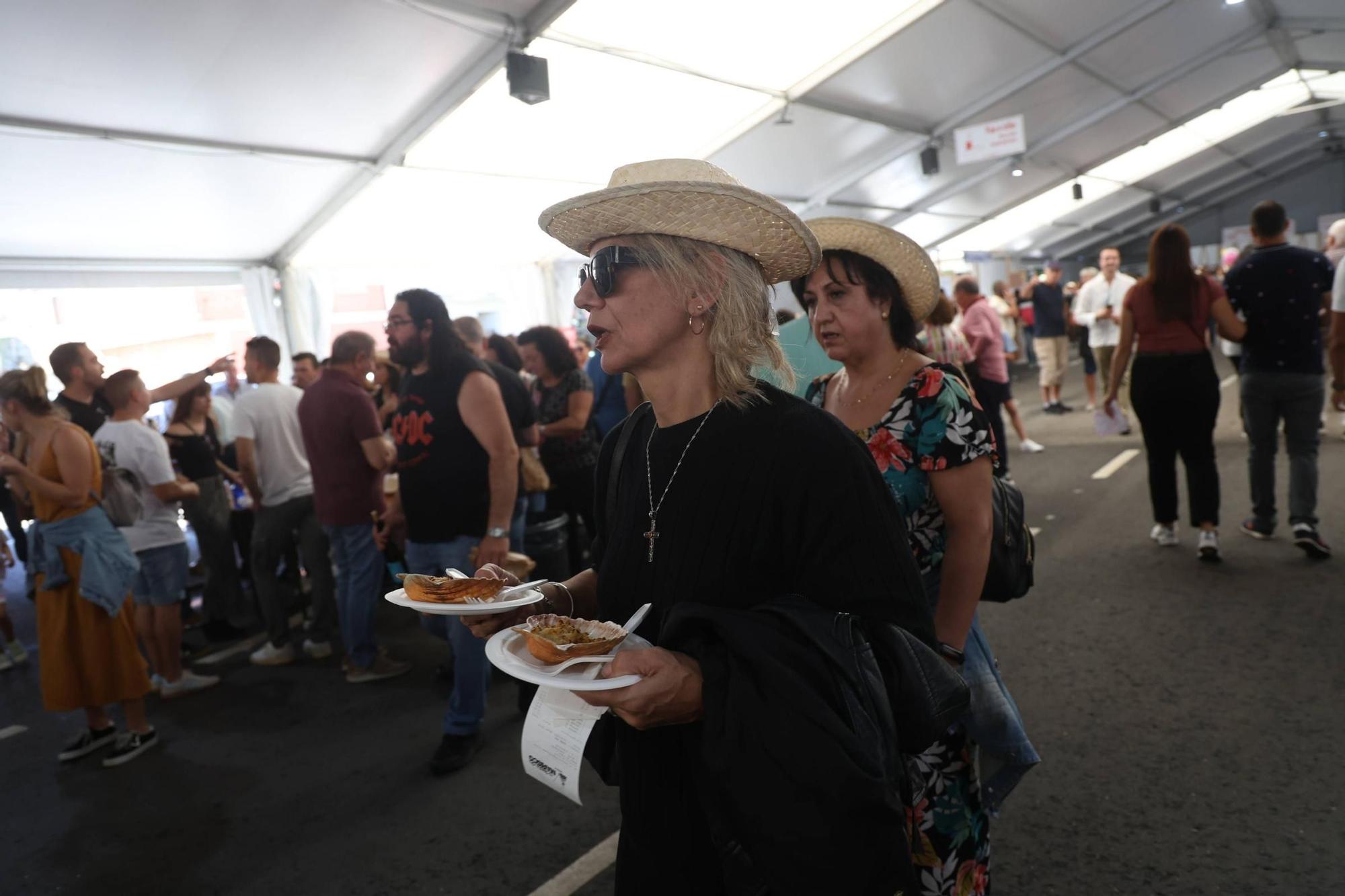 La Festa do Marisco de O Grove, esta mañana.