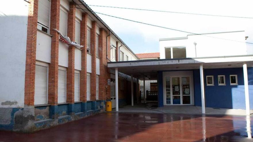 La escuela de Villoria, en Laviana.