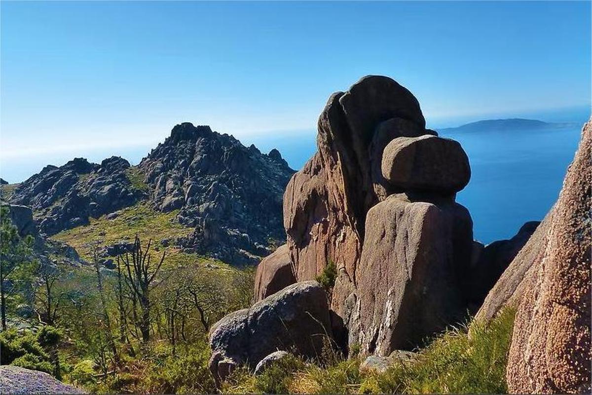 Uno de los espectaculares lugares del Monte Pindo.