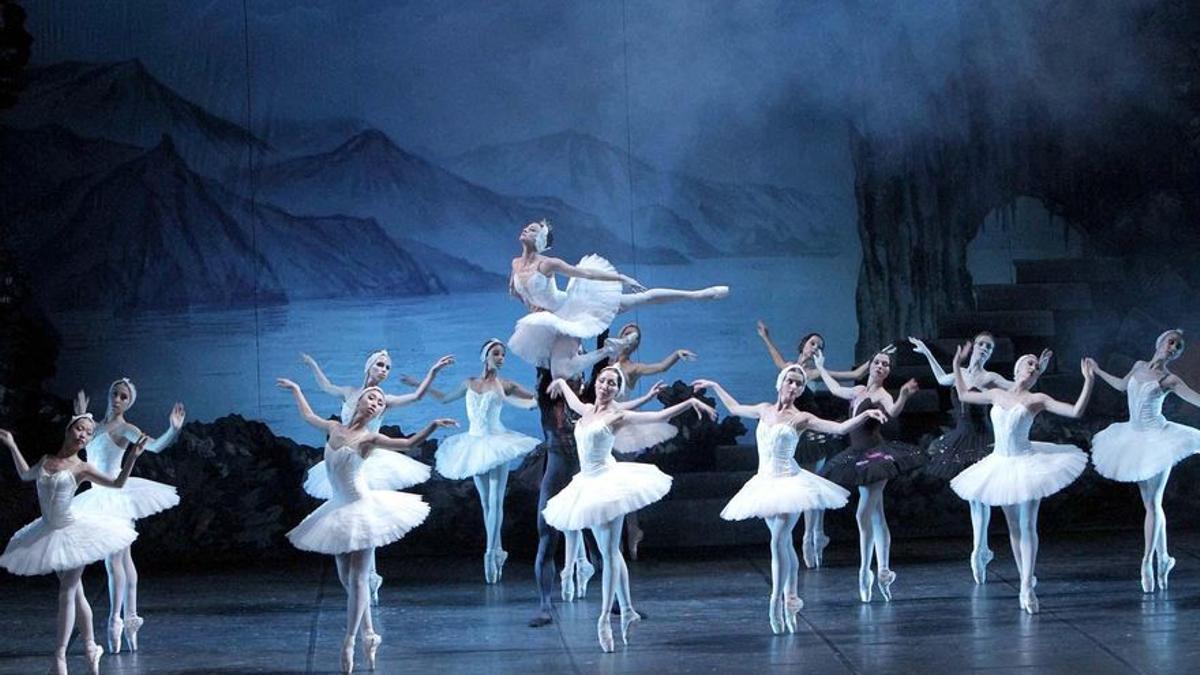 Una imagen de ‘El lago de los cisnes’.