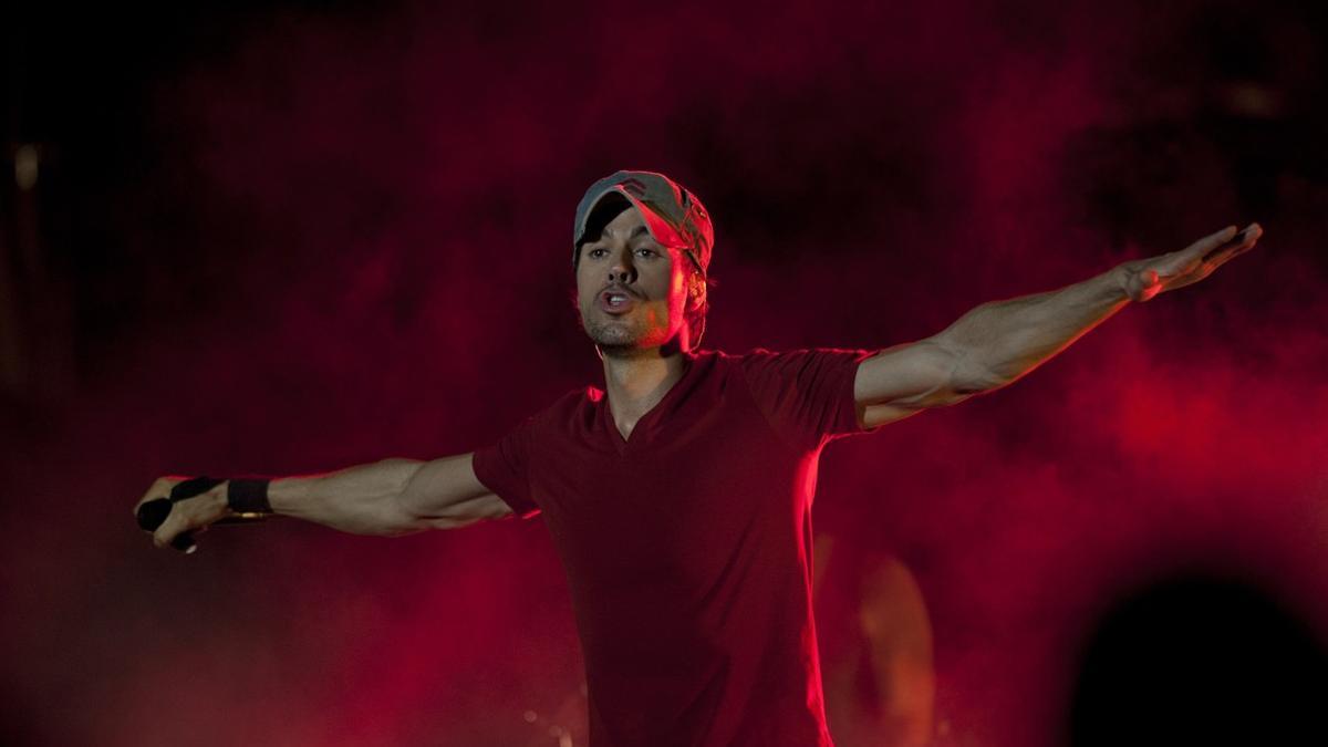 Enrique Iglesias, durante el concierto en 'Starlite', en Marbella, el pasado agosto.