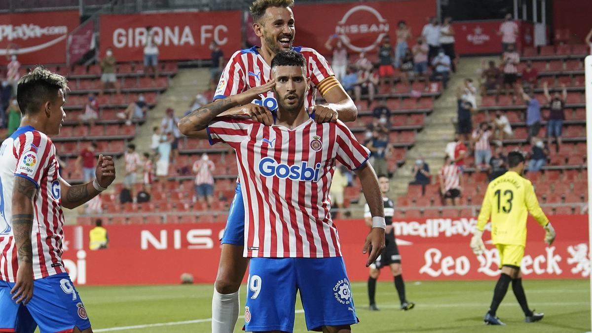 El Girona - Amorebieta, en imatges