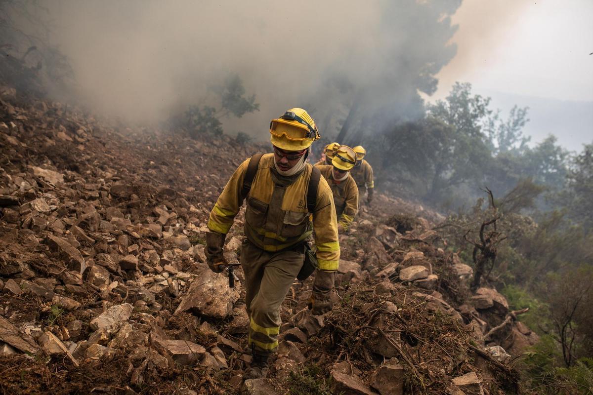 El incendio de Zamora, descontrolado