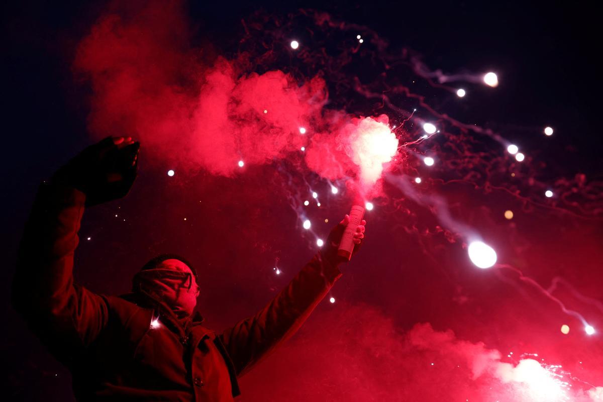 Segundo día de huelgas y manifestaciones en Francia