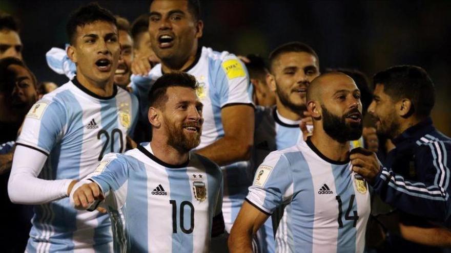 La entusiasta celebración de Argentina en el vestuario