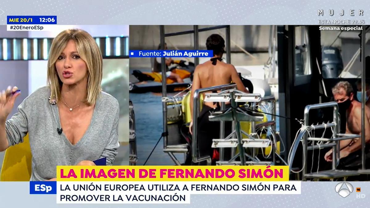 Susanna Griso sentencia Fernando Simón: «Va perdre la credibilitat al març» Susanna Griso sentencia Fernando Simón: «Va perdre la credibilitat al març»