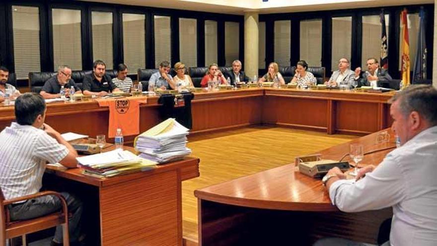 Una sesión plenaria del ayuntamiento de Calvià.