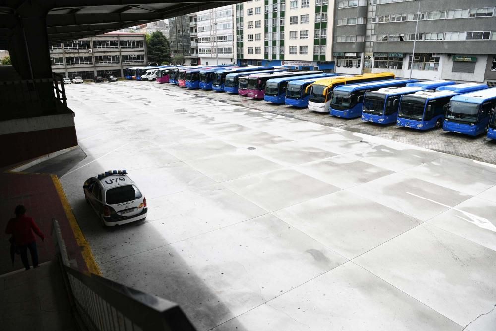 La huelga de autobuses se endurece: 4º día de paro