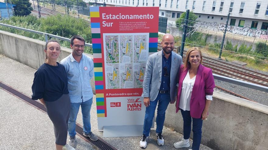 El PSOE quiere construir en Conde de Bugallal el aparcamiento disuasorio más grande de Pontevedra
