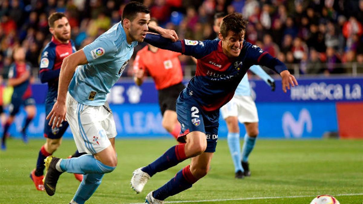 El Huesca se deja dos puntos vitales ante el Celta