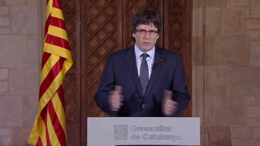 Puigdemont: "Avui molts ens sentim jutjats i expressarem la nostra indignació per portar a judici un afer polític"