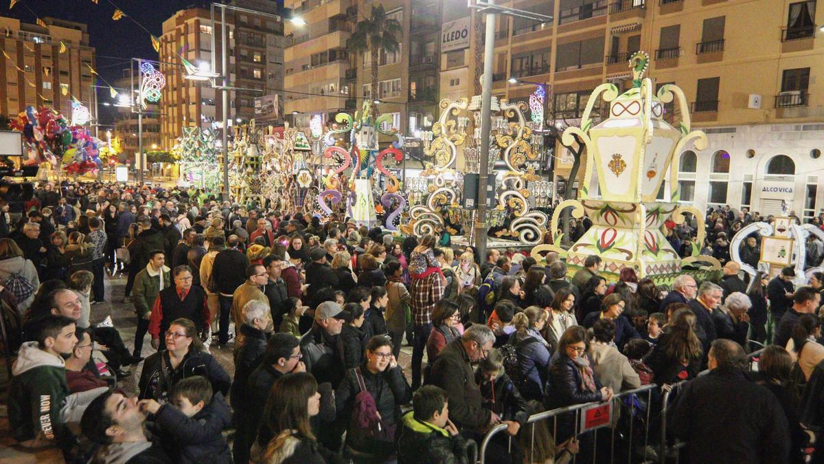 Encesa de les Gaiates de las fiestas de la Magdalena en una imagen de archivo.