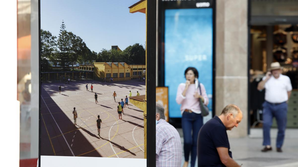 175 aniversario de los institutos Gaona y Martiricos en una exposición en la calle Larios