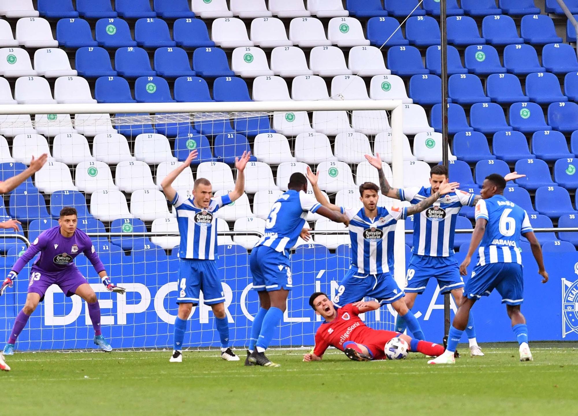 El Deportivo le gana 2-1 al Numancia