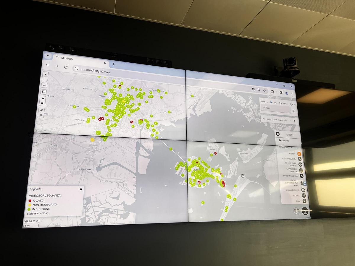 Gran Hermano en Venecia: así es el centro de videovigilancia que controla el turismo en la ciudad