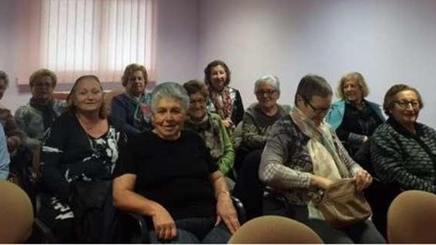 Participantes en el taller de Candás.