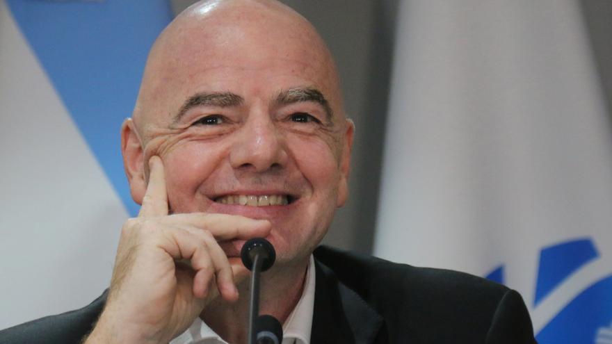 Infantino, presidente de la FIFA: &quot;Con los hombres y con la FIFA, encontrarán las puertas abiertas&quot;