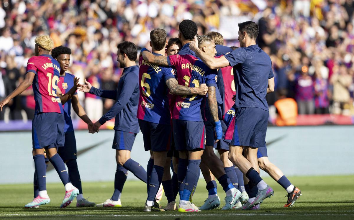 El FC Barcelona culminó su novena remontada de la temporada