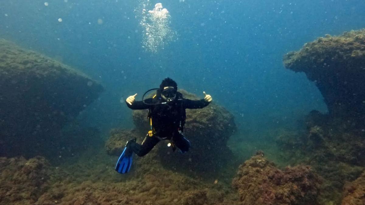 Inmersión de Oceanide en el Cap de Sant Antoni, entre Dénia y Xàbia.
