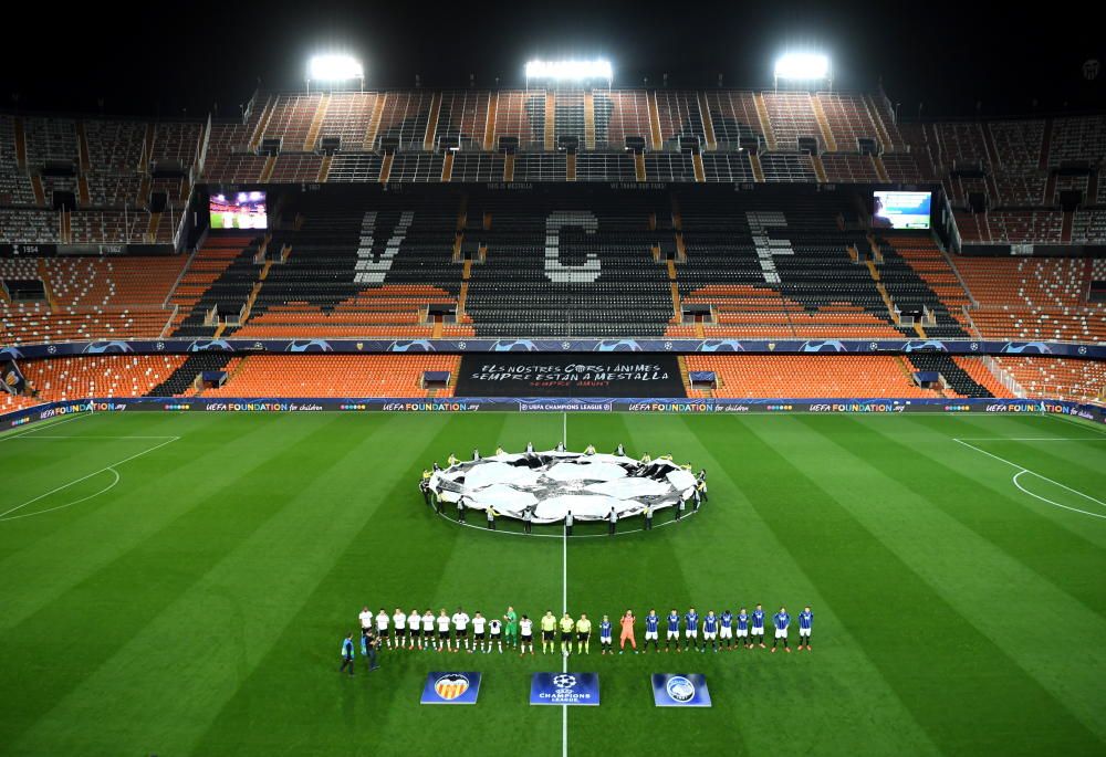 Valencia CF - Atalanta: las mejores fotos