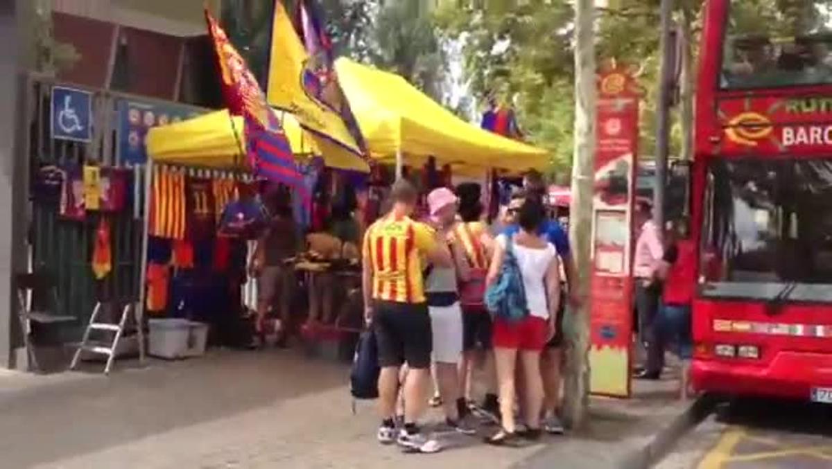 El Camp Nou ya registra actividad