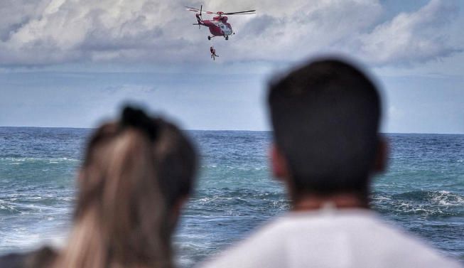 Rescatada una bañista en Puerto de la Cruz