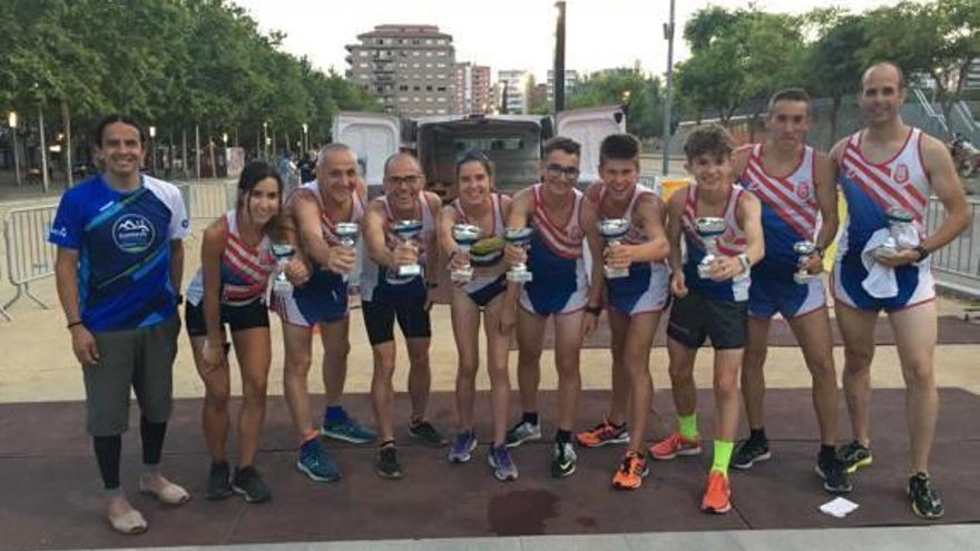 Tres podis per al CAM  a la mitja marató  per relleus de Mataró