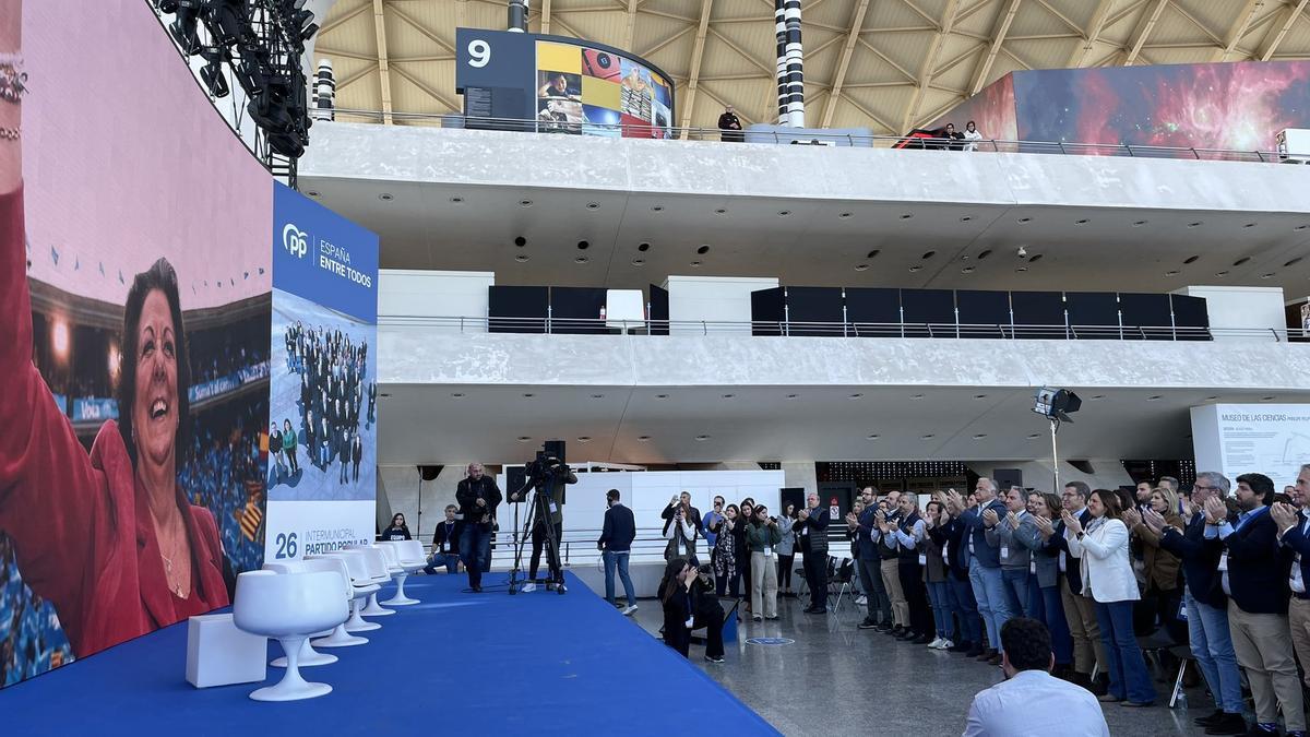 Homenaje a Rita Convención del PP en Valencia.