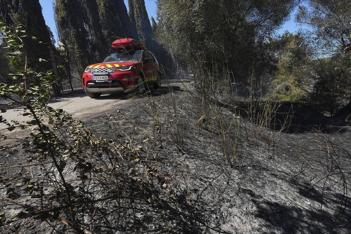 Les imatges de l'incendi de Vilavenut Les imatges de l'incendi de Vilavenut