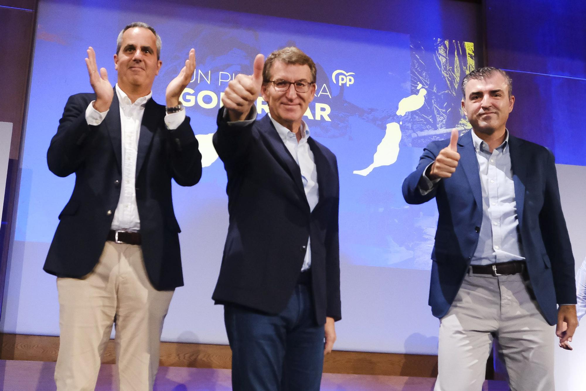 Alberto Núñez Feijóo inaugura la Convención del PP de Canarias