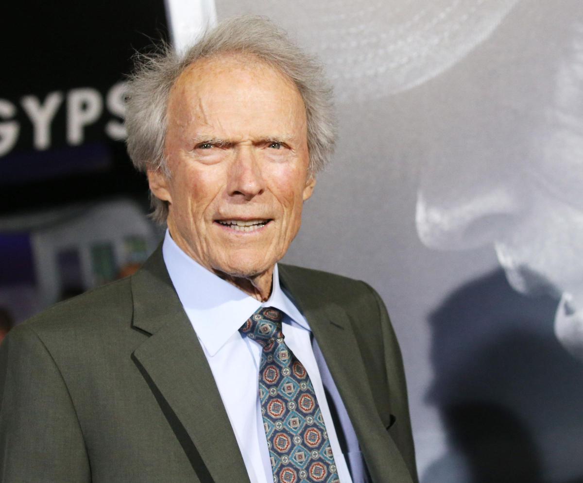 Clint Eastwood durante la presentación de una película.