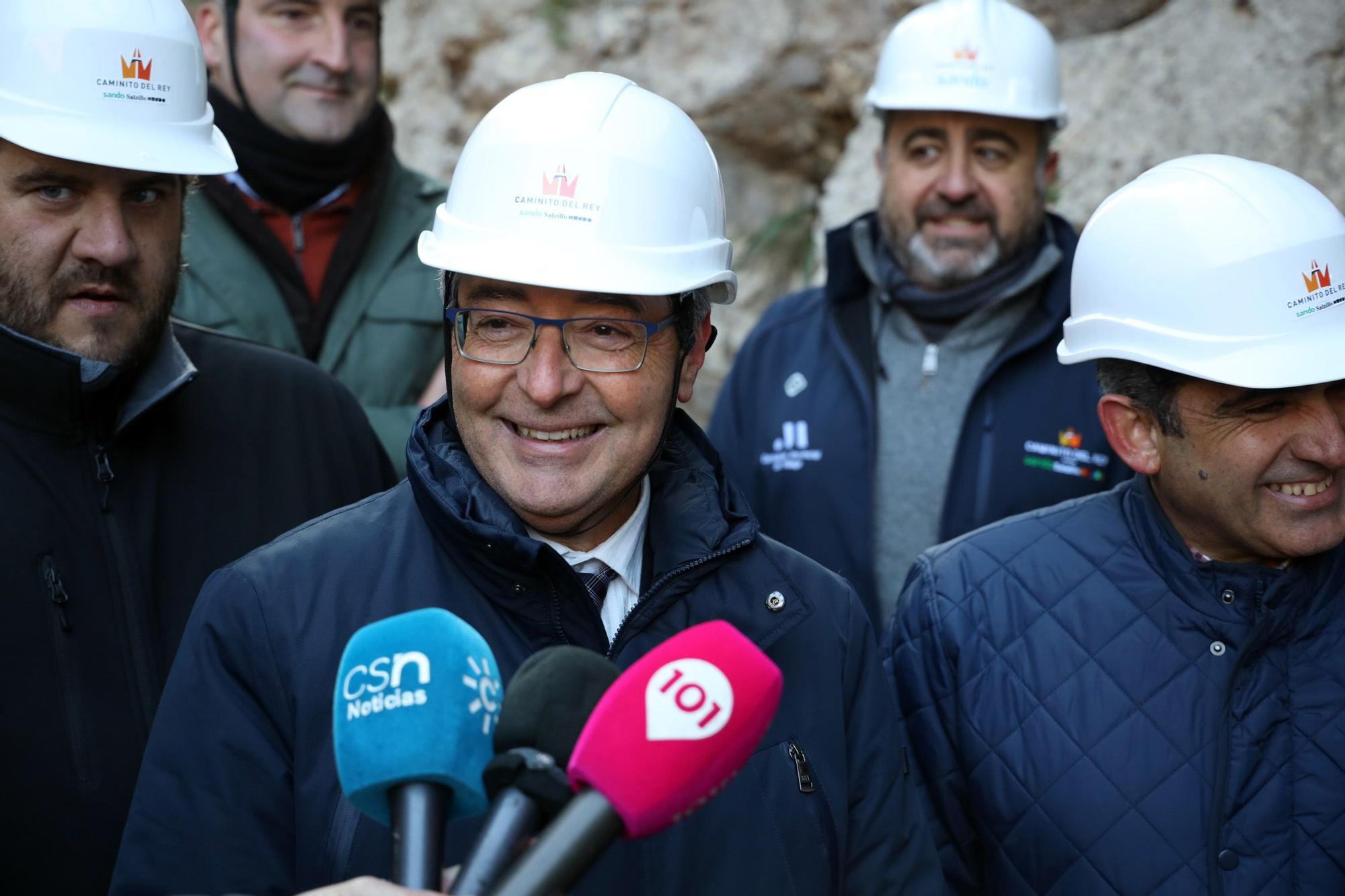 El Caminito del Rey reabre mañana su recorrido habitual tras los daños por los desprendimientos