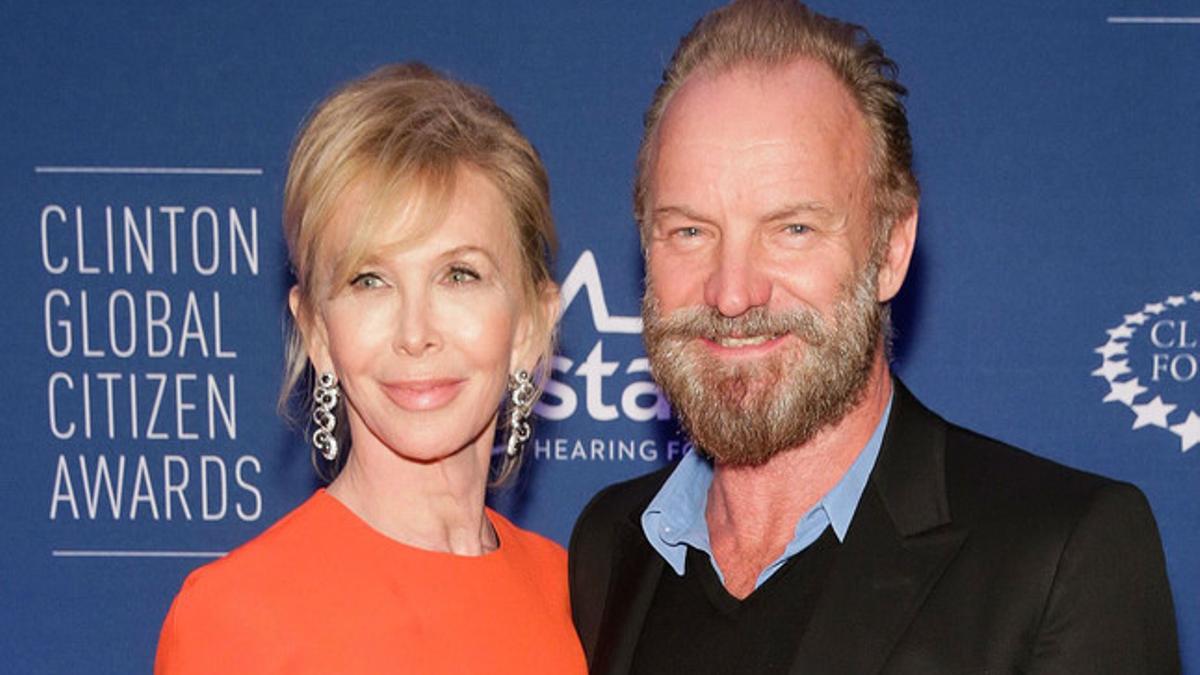 Sting y su mujer, Trudie Styler.