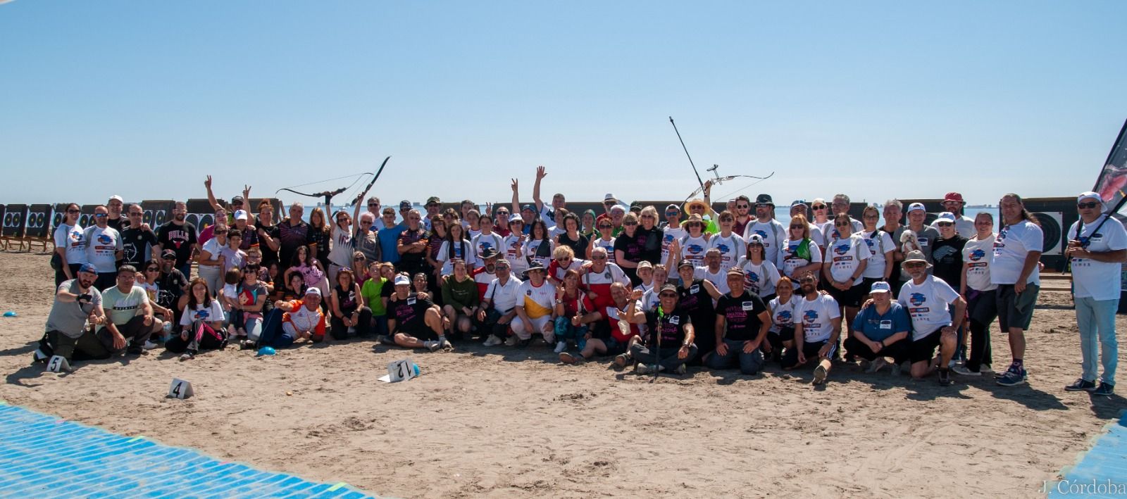 Torneo Amazonas de tiro con arco en los Sport4Cancer Mar Menor Games