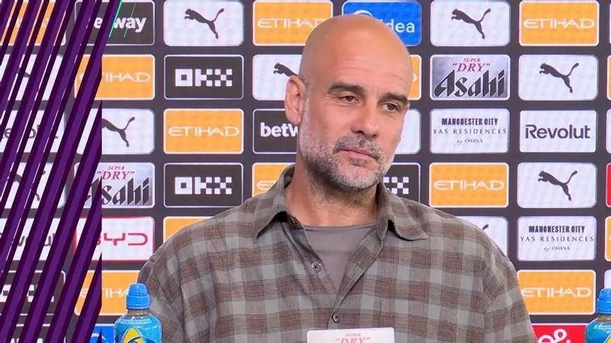 Guardiola, preocupado por la IA: "Ponen palabras en boca de personas públicas que nunca has hecho"