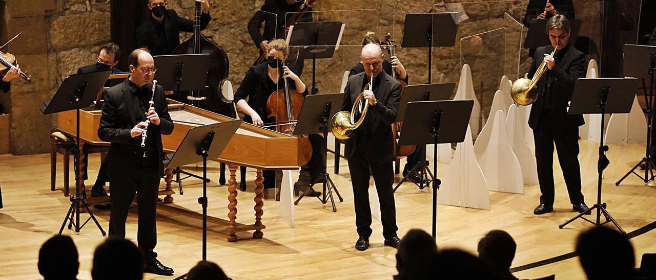 Un momento del concierto de “Il Gardellino” en el Auditorio Príncipe Felipe de Oviedo. | Luisma Murias