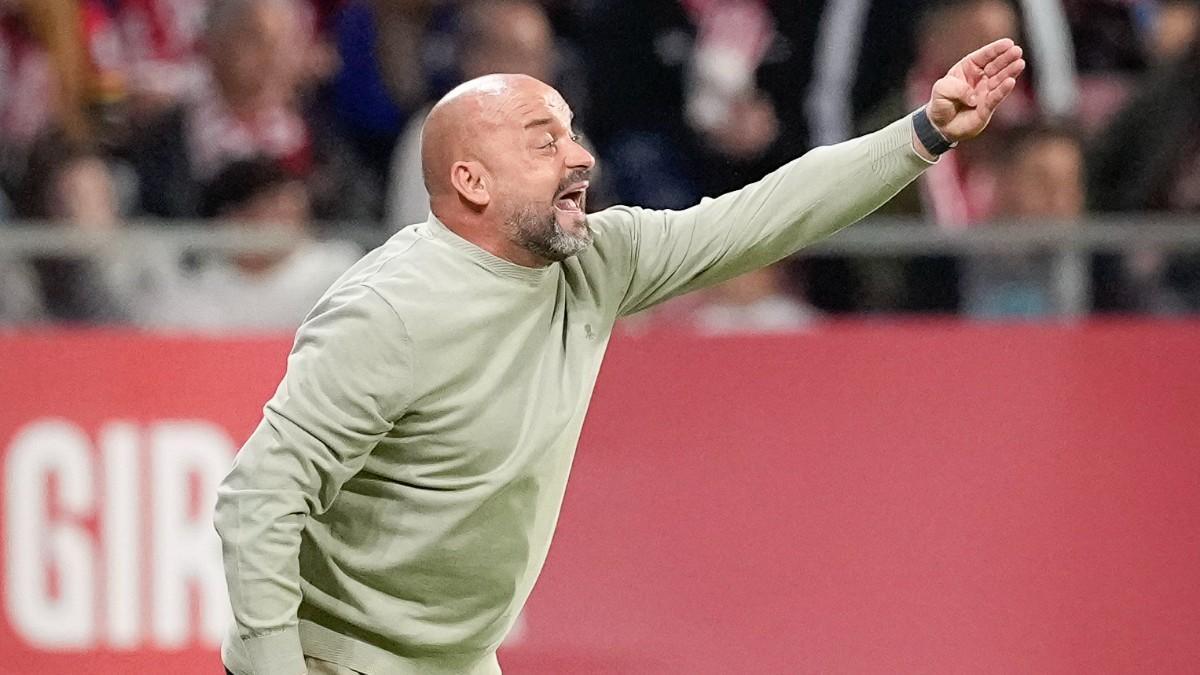 Manolo González, en Montilivi