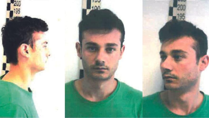 Imágenes policiales del albanés Florián Rama realizadas tras su detención en Vigo en junio de 2018, un año antes del crimen.