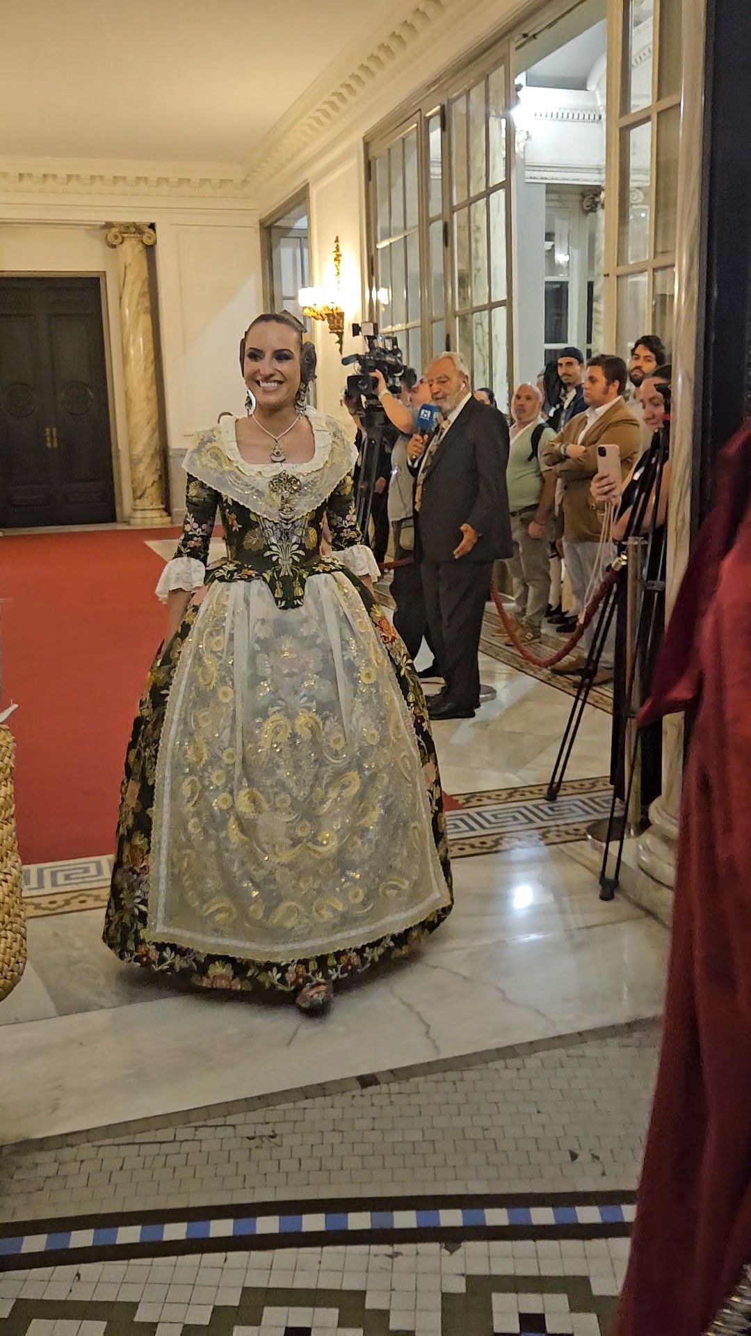 María Estela se dirige a su gran momento