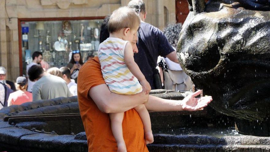 A actual vaga de calor non supera o récord rexistrado na cidade no ano 1990