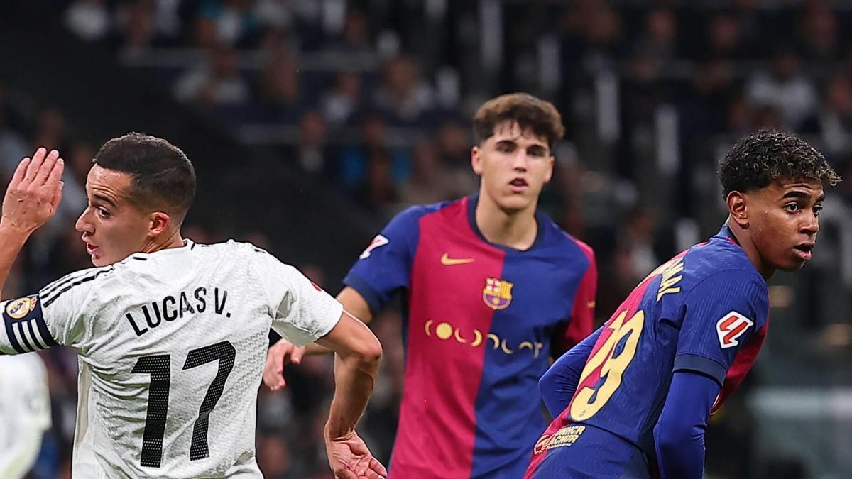 Lamine y Cubarsí suelen imponerse a Lucas Vázquez