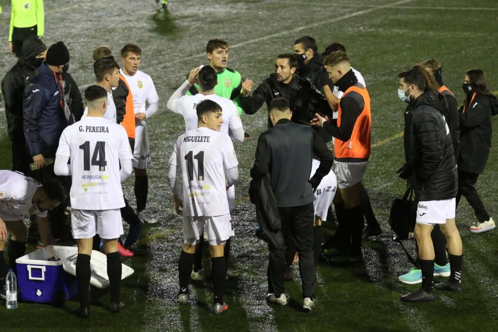 El cuadro santaeulaliense alcanza por primera vez la tercera ronda de la Copa del Rey tras lograr la clasificación en un trabajado encuentro