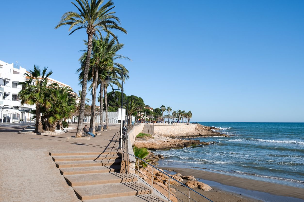 Paseo marítimo de Alcossebre.