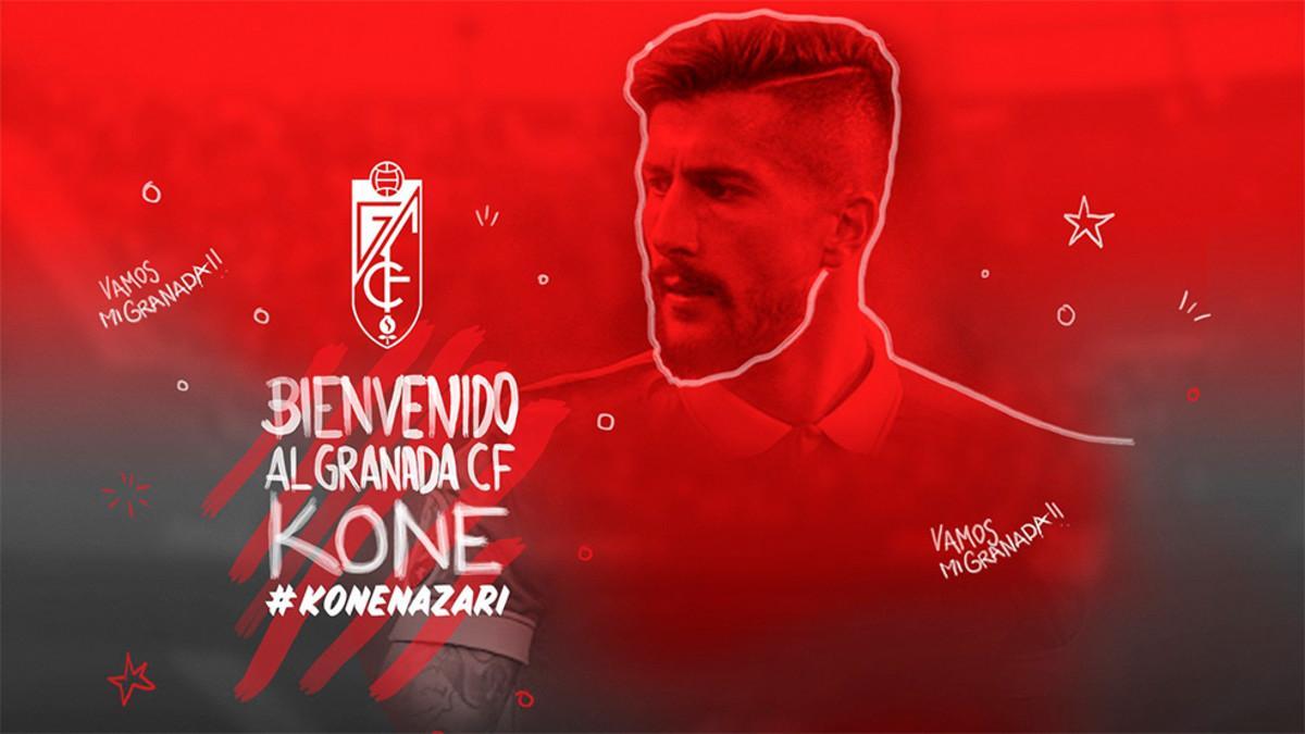 El Granada hizo oficial el fichaje de Kone